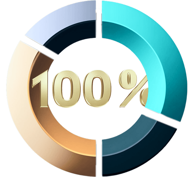 100%